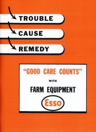 Esso "Good Care Counts" General Maintenance Guide for Most Implements